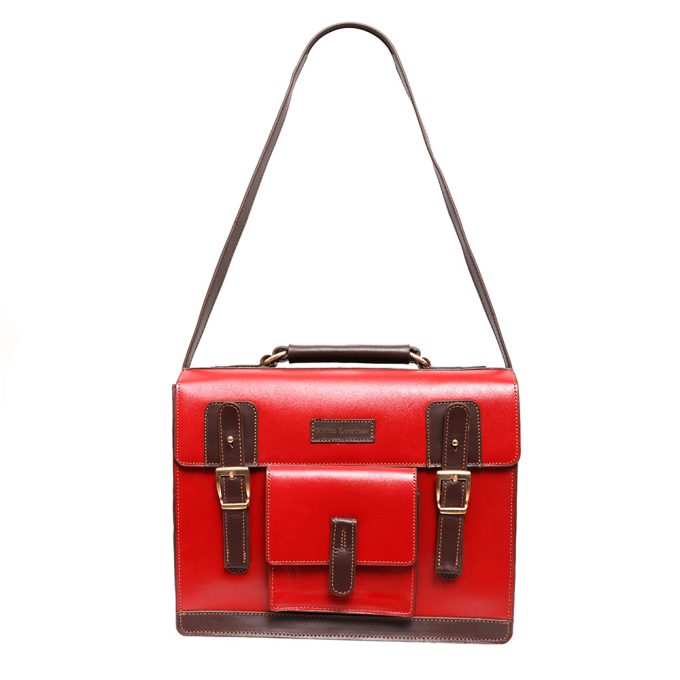 کیف چرم زنانه کد 875 قرمز (1)