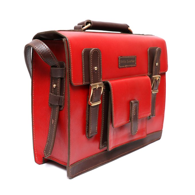 کیف چرم زنانه کد 875 قرمز (3)