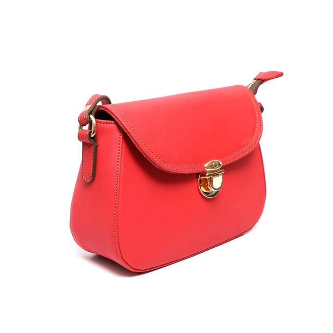 کیف چرم زنانه کد 888 رنگ قرمز (1)